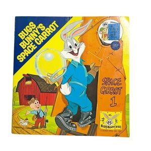 ‘77 Warner Bros Bugs Bunnys Space Carrot by Seymour Reit A Golden Book Paperback